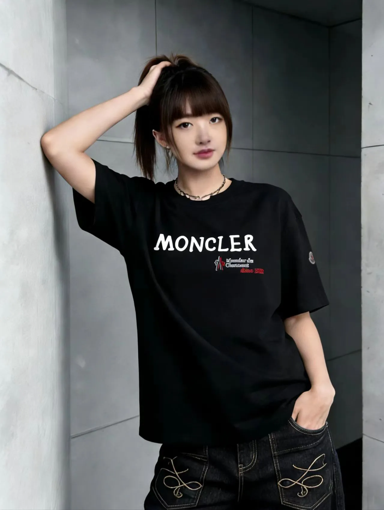 P80💰《Moncler~ 》 2026New Arrival Quality T ， , Versatile Quality ！ ‼ 32 250G ‼ ， ， ， ， T 🤪 Sizes：S-M-L-XL-2XL ：Black，White， Same Style